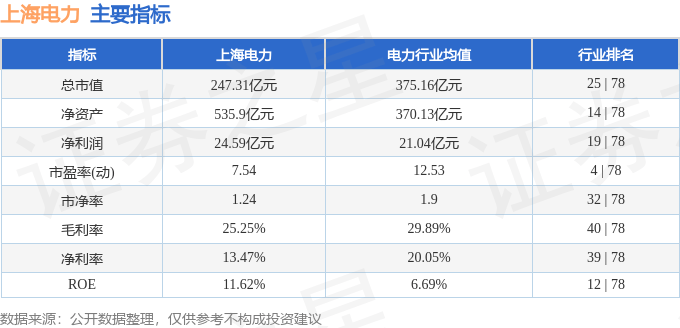 股票行情快报：上海电力（600021）2月21日主力资金净卖出5368.25万元