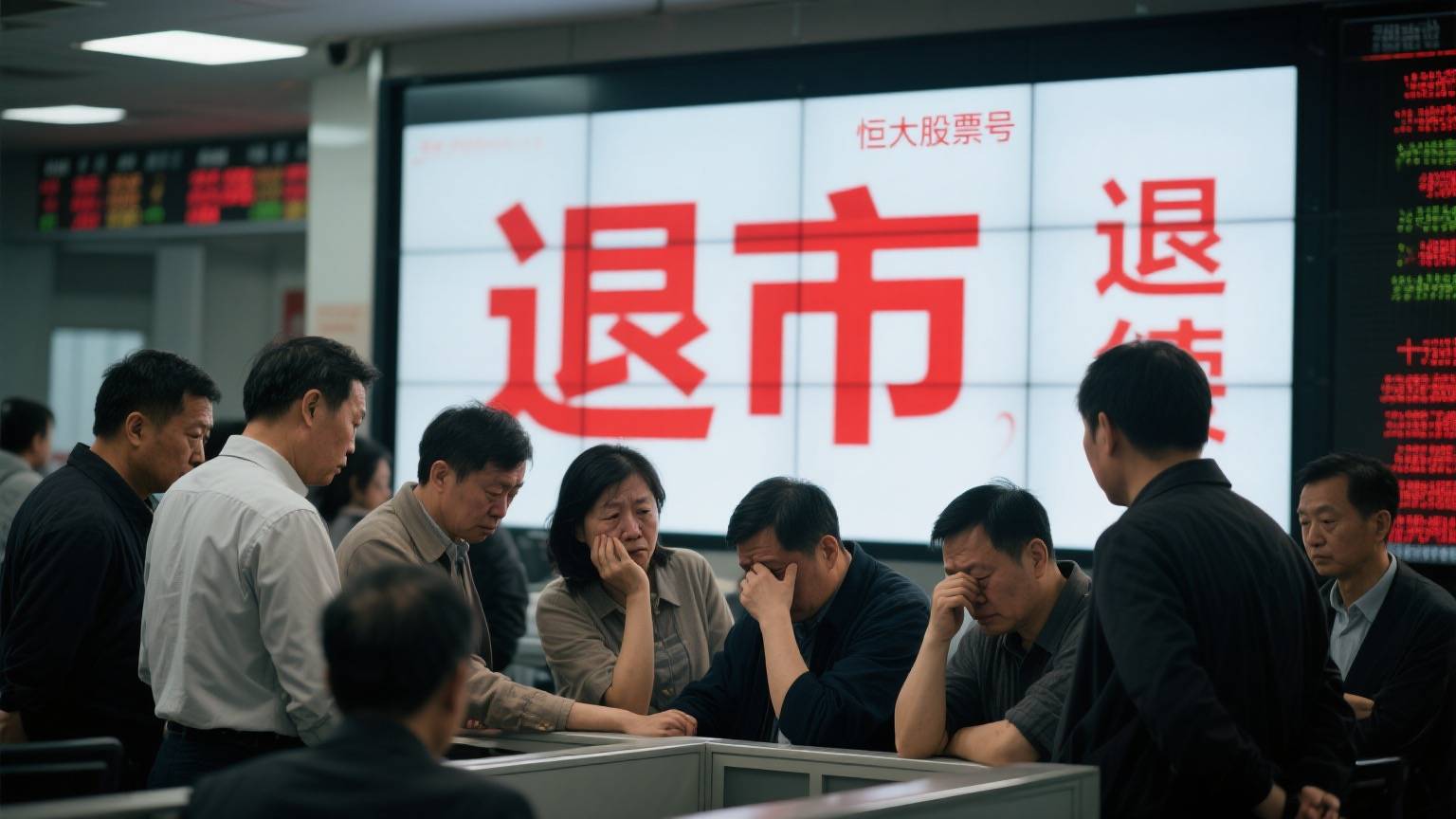 中国恒大，黯然退市！